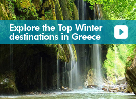 Исследуйте верхнюю пункт назначения зимой в Греции